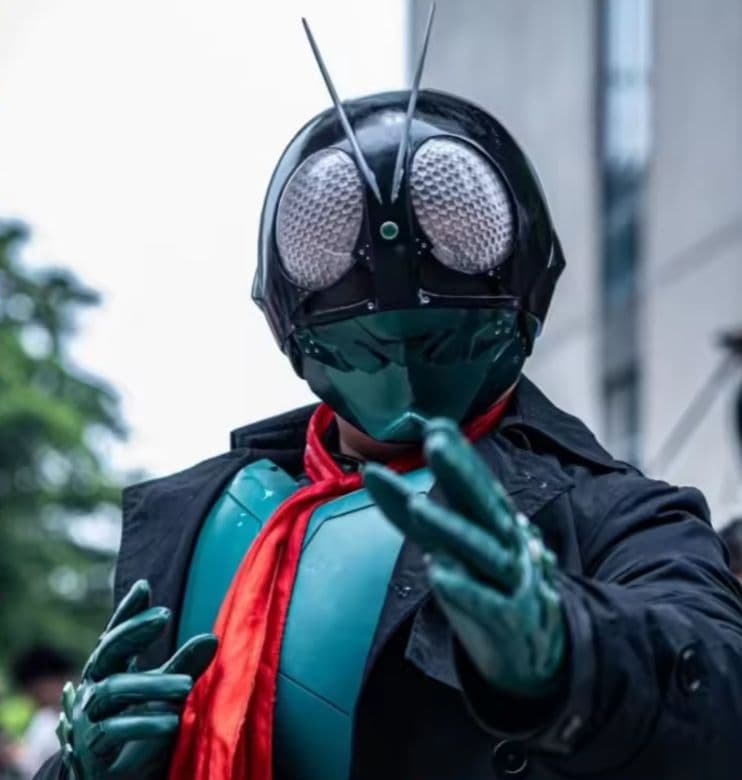 仮面ライダー1号　1/1マスク シン仮面ライダー　特撮　アトラク コスプレ