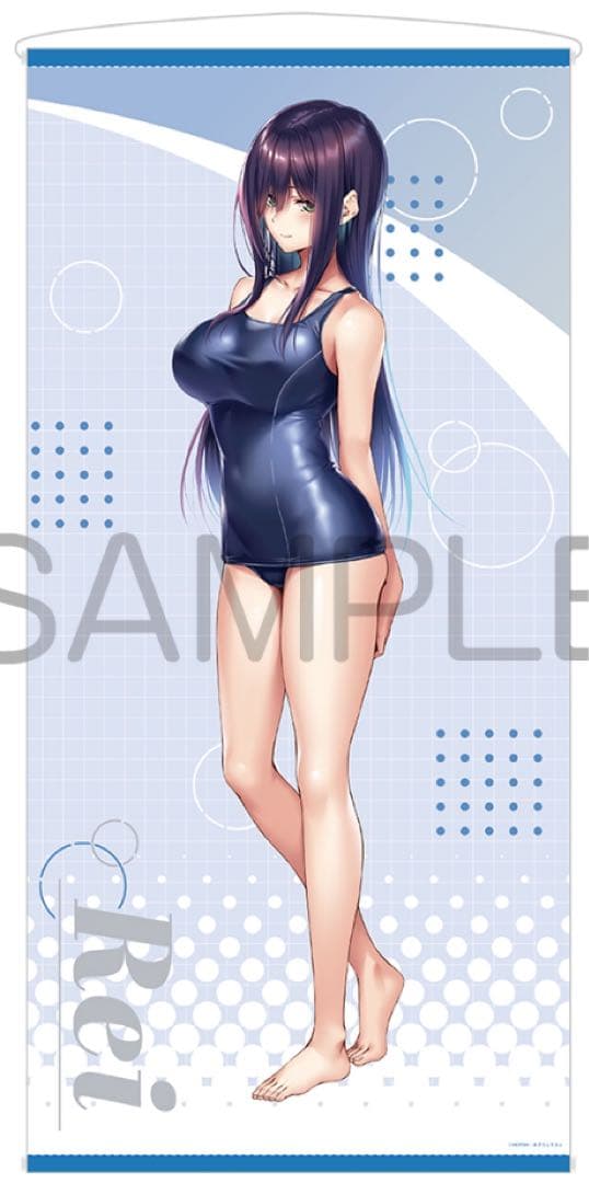 ピロ水　アマカノ2+ ロングタペストリー 氷見山玲　アマカノPOPUPSHOP