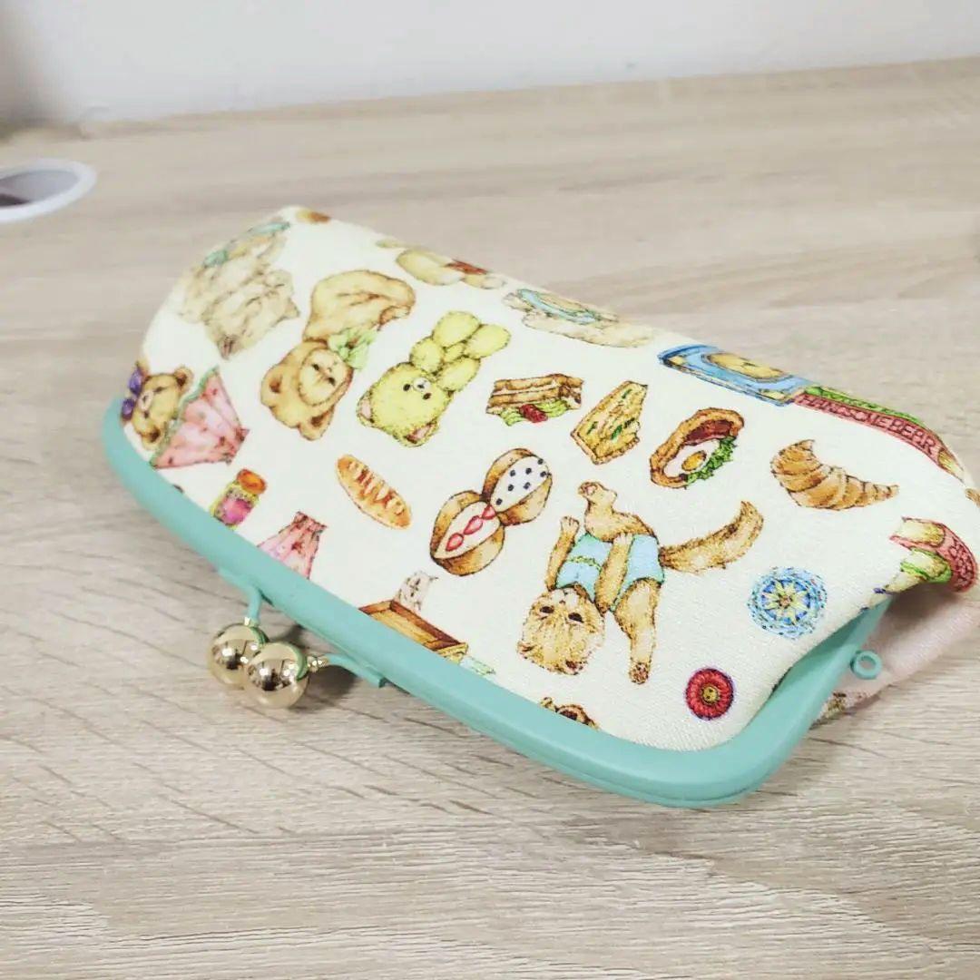 ハンドメイド 19cmがま口長財布 yukiemon アニバーサリー