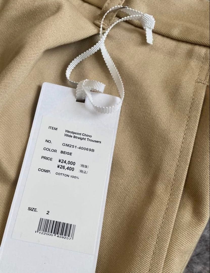 Graphpaper チノパンWide Straight Trousers