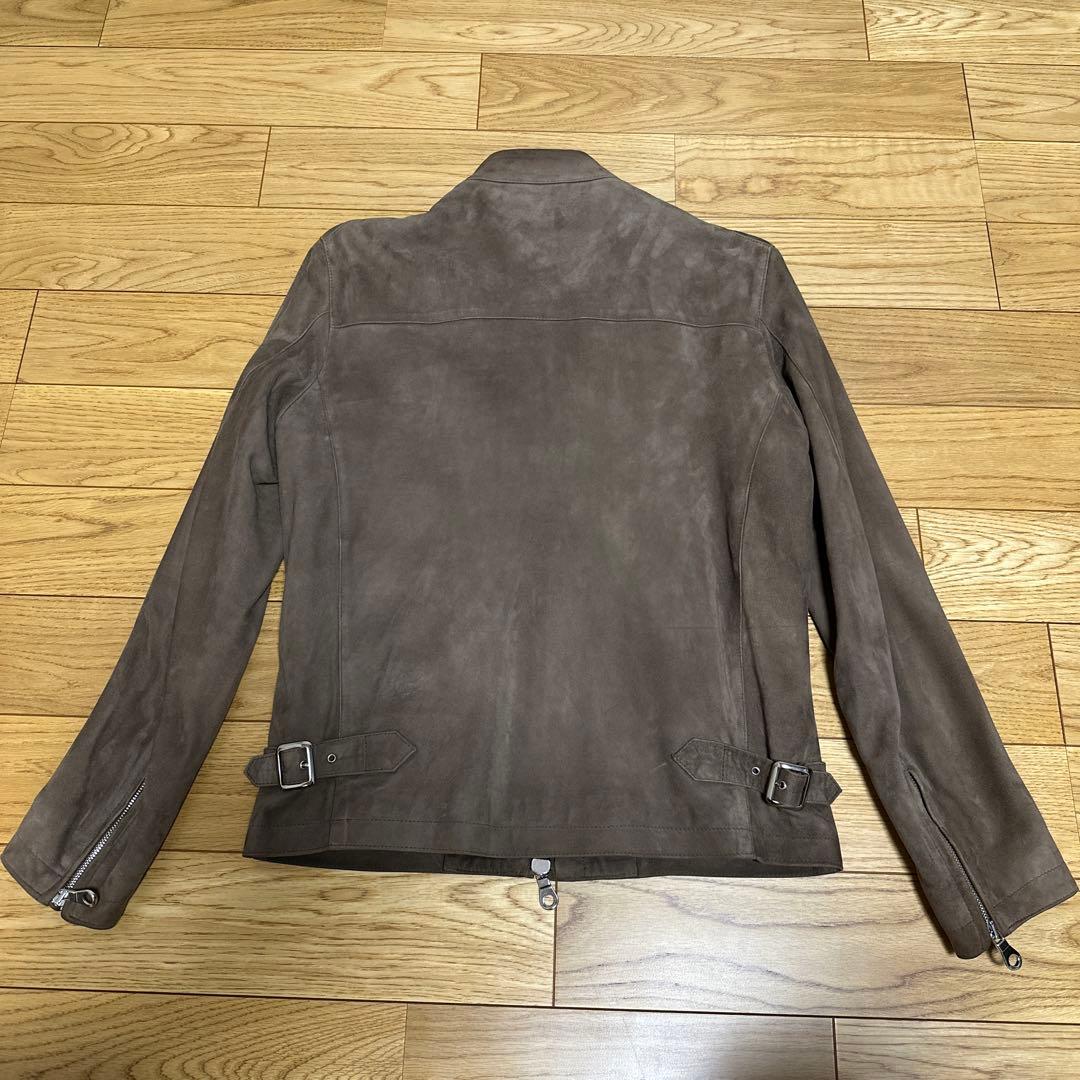 CINQUANTA チンクアンタ　ゴートスエード シングルライダース　46