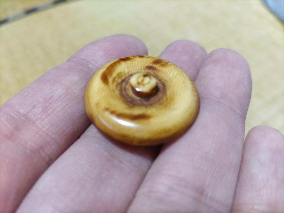 古薩摩 鮫肌釉 茶入　古裂・仕覆付 江戸時代