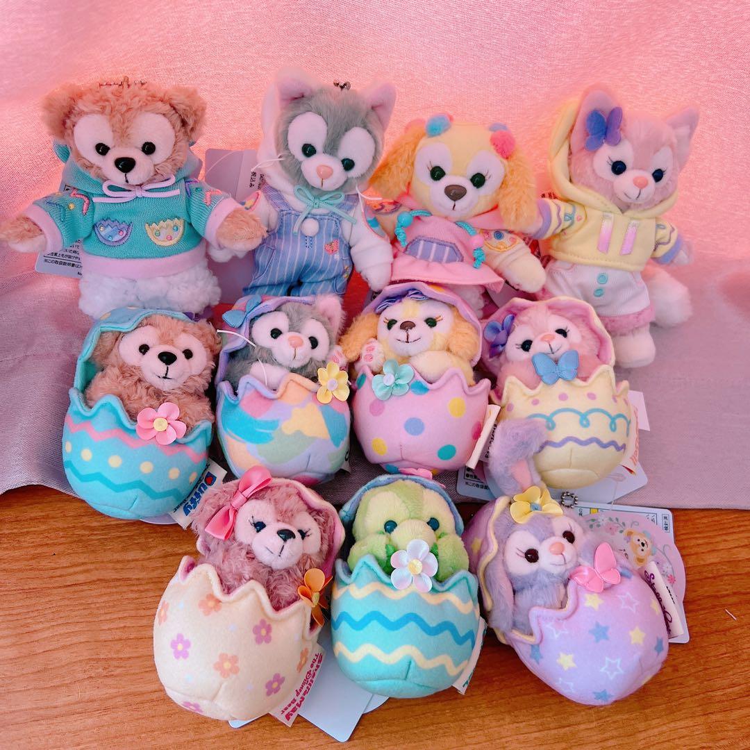 ダッフィー＆フレンズ カムファインドスプリング　ぬいぐるみバッジ