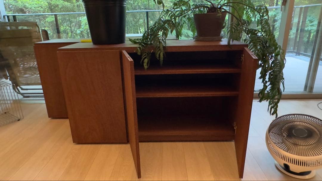 luft ラワン材キャビネット