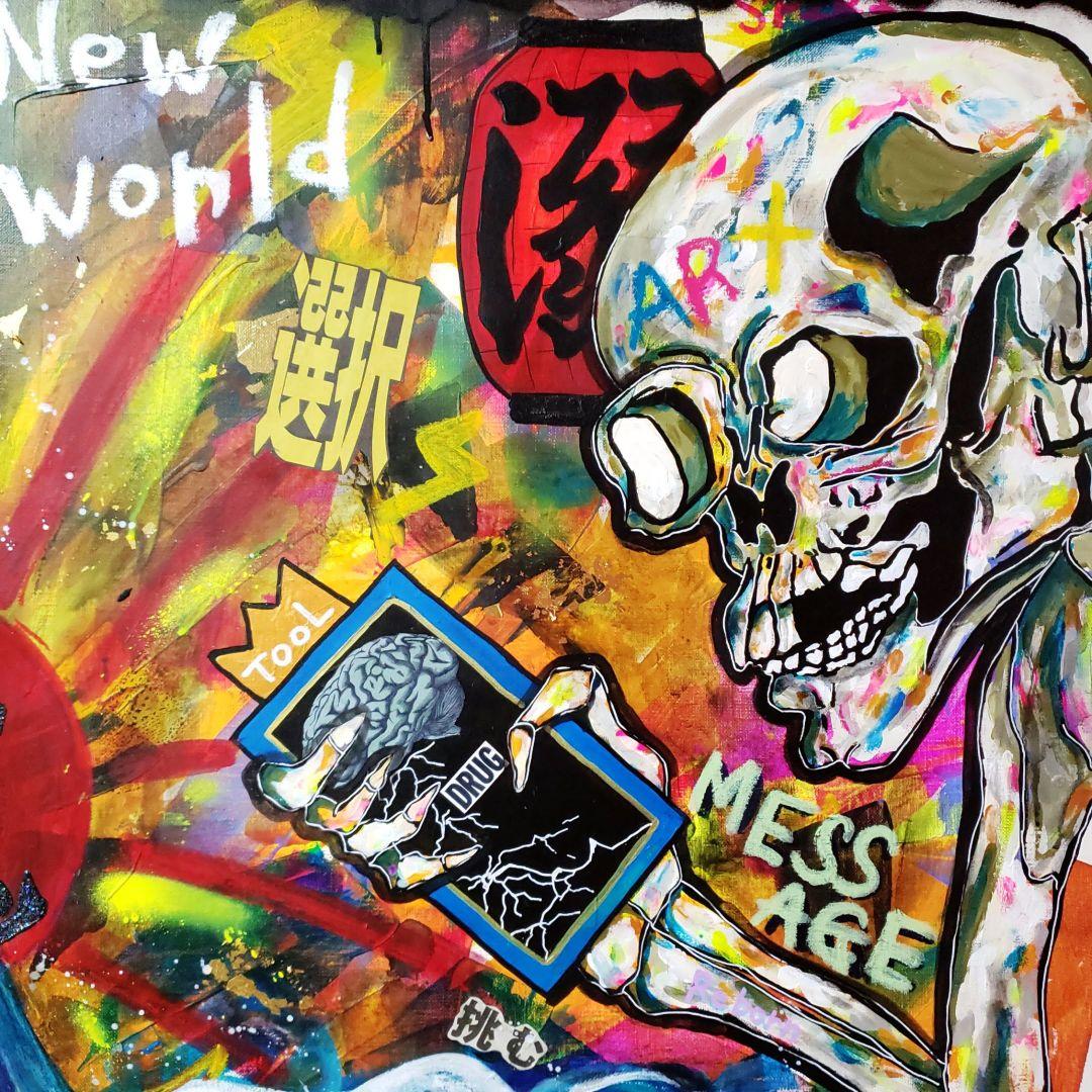 【一点物アート2枚綴り】 Rise of the new world.