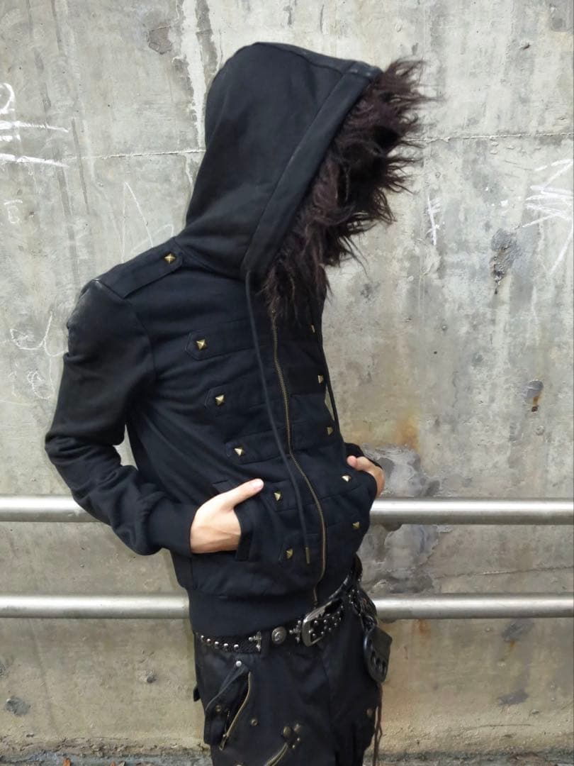 正規店購入 no E mosen ブラックファー付きジャケット