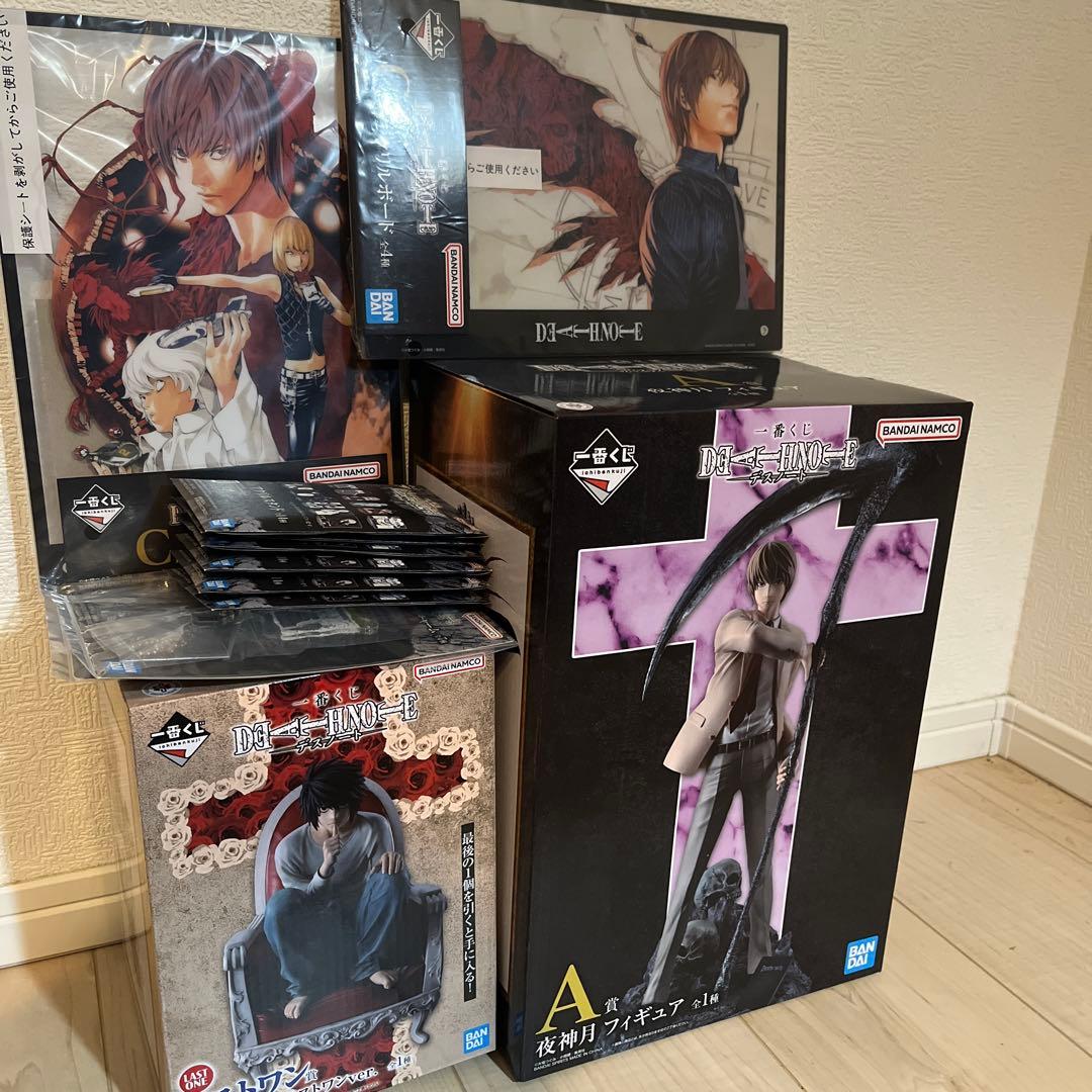 一番くじ DEATH NOTE A賞 夜神月&ラストワン賞 L フィギュア