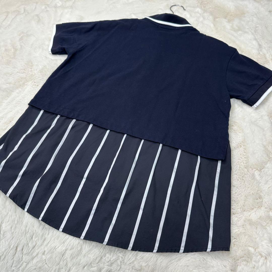 希少✨FRED PERRY フレッド ペリー コットンバックヘムパネルポロシャツ