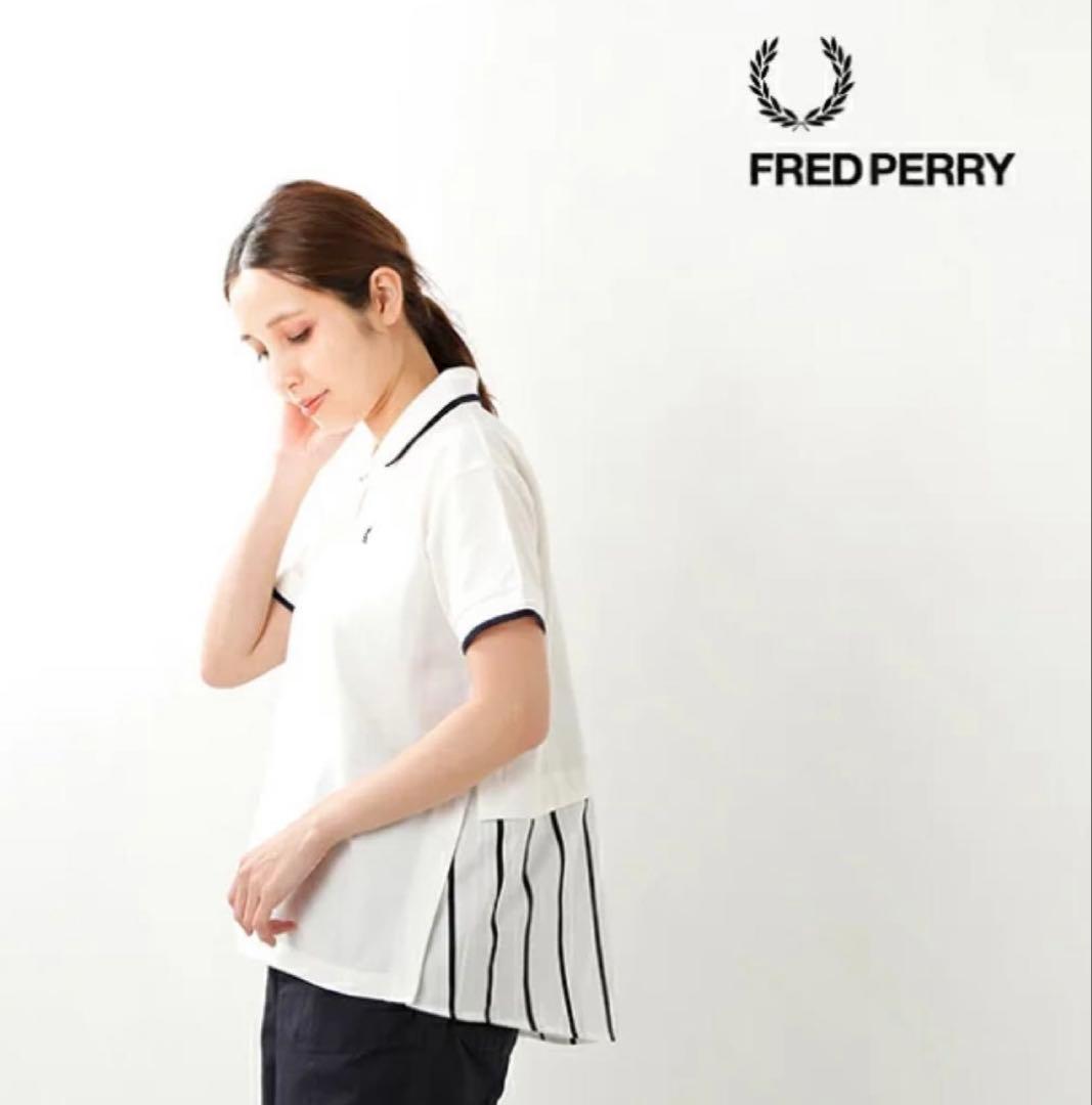 希少✨FRED PERRY フレッド ペリー コットンバックヘムパネルポロシャツ