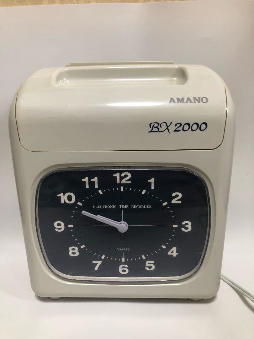 AMANO タイムレコーダー BX2000（タイムカード）