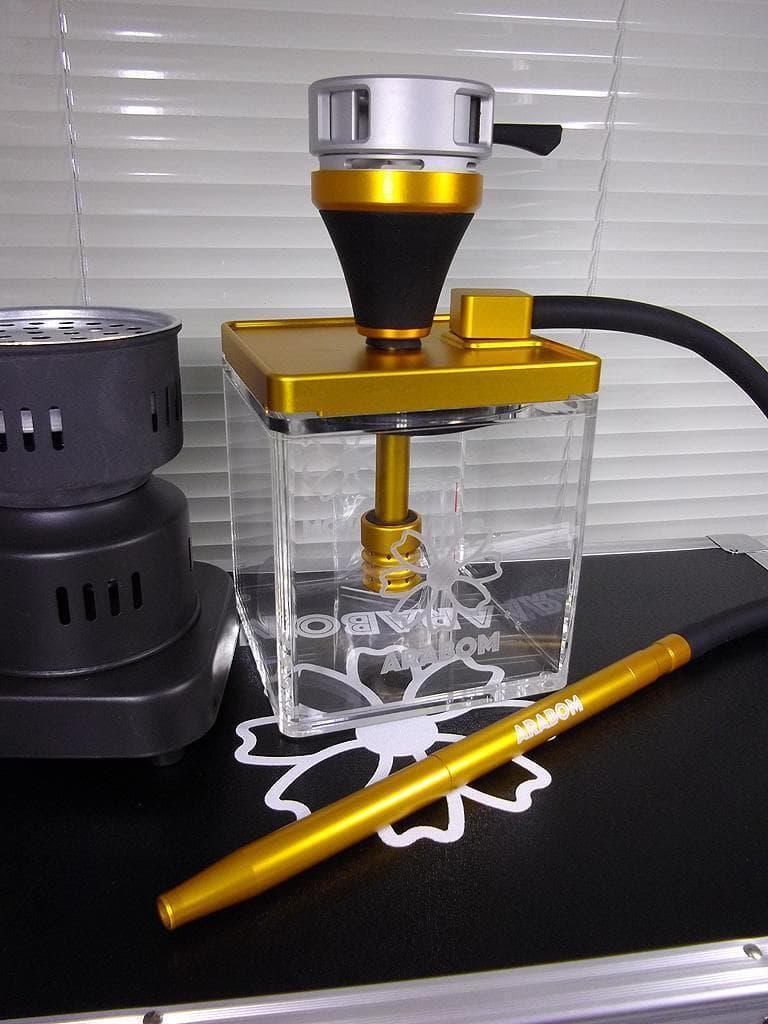 ARABOM コンパクトシーシャ 収納ボックス付きフルセット！クラウドマイクロ型
