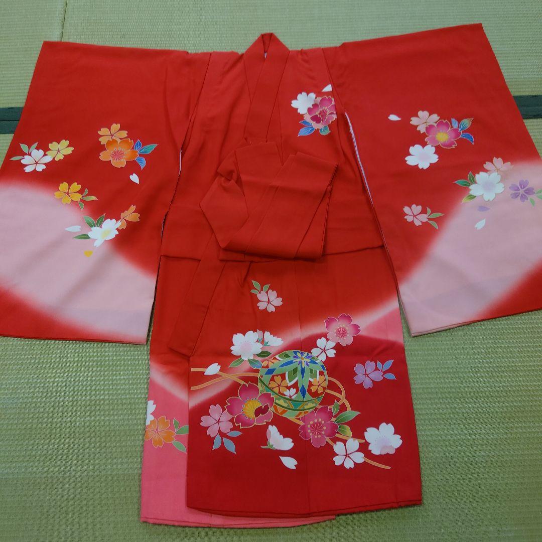 七五三女児正絹お祝い着トータルセット