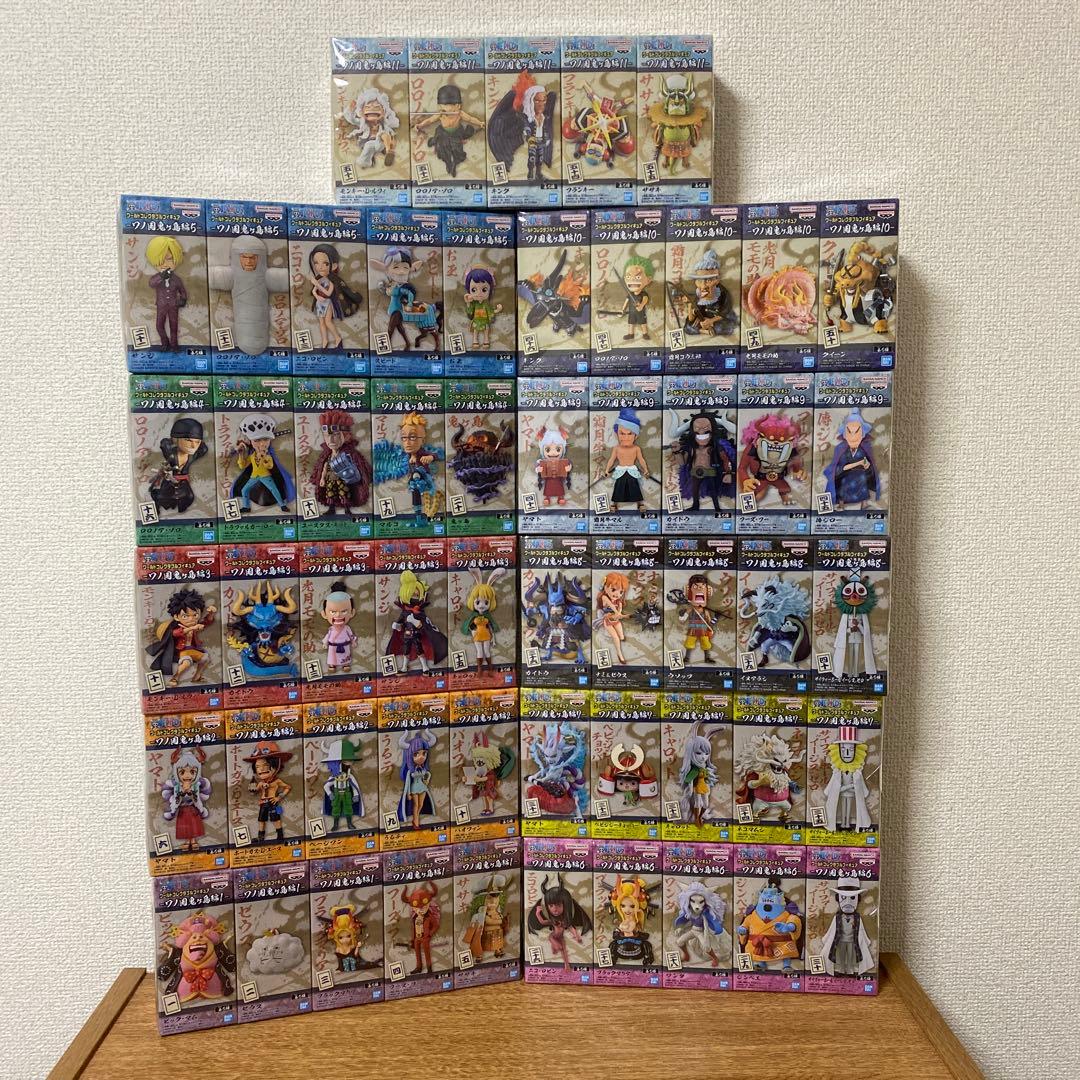 ワンピース　ワーコレ　ワノ国鬼ヶ島編55点セット