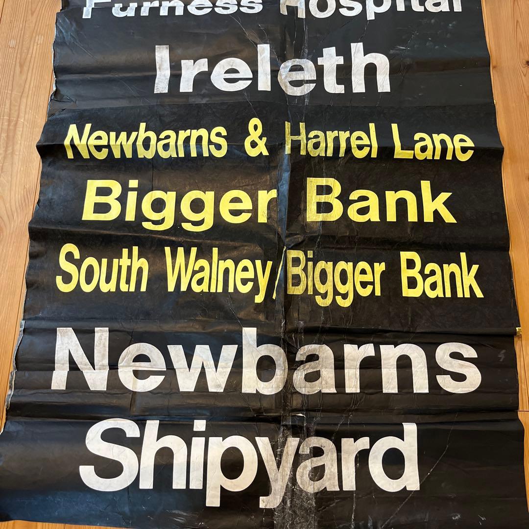 希少！ヴィンテージバスロールサイン