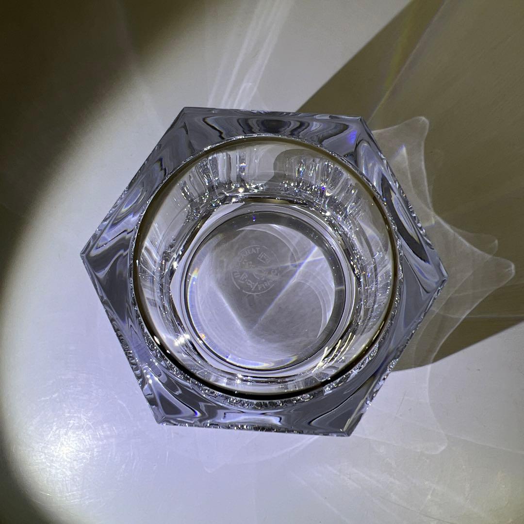 バカラ　アルクール花瓶　共箱　高さ17㎝　東Y7-1119☆1F