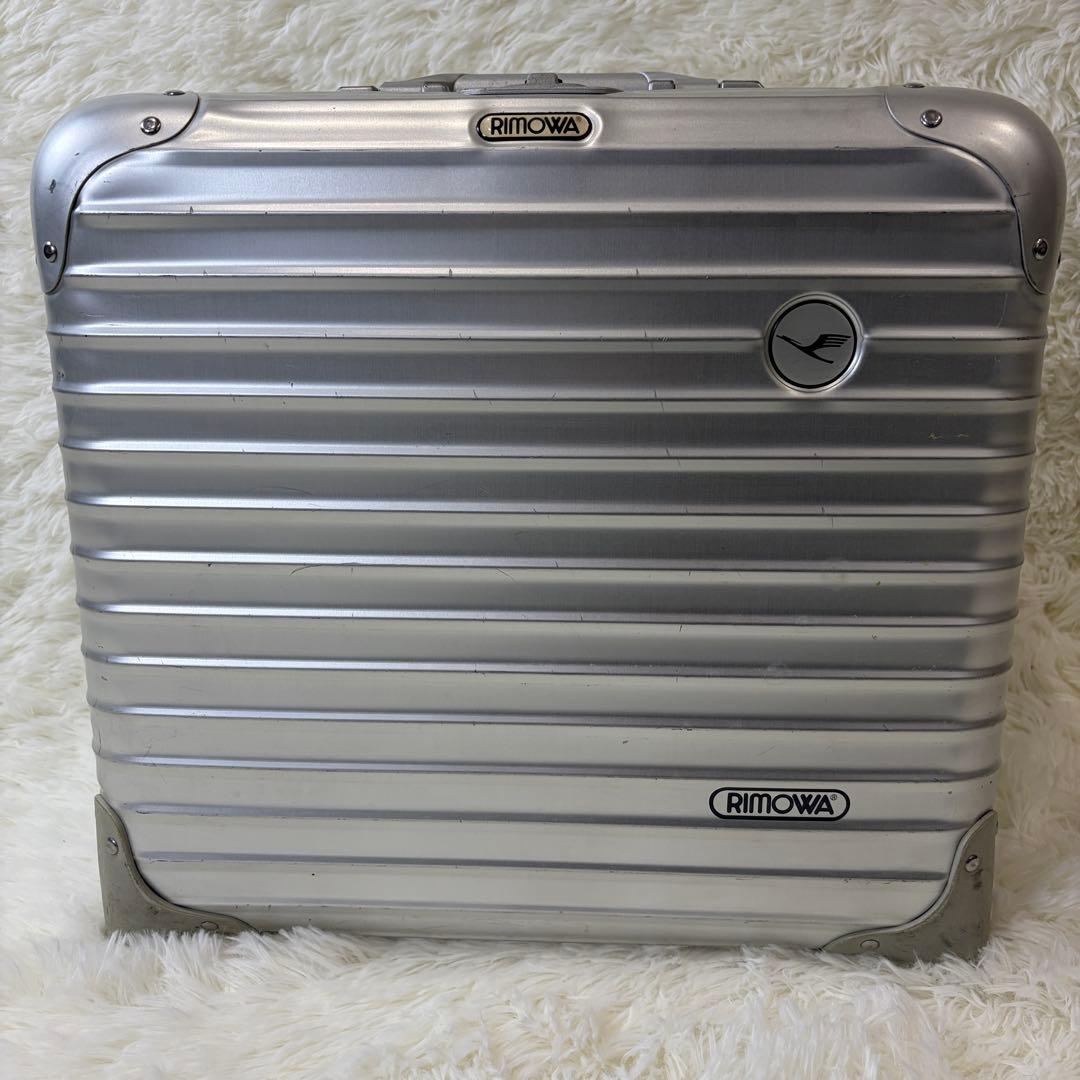 RIMOWA ルフトハンザ 28L 2輪 機内持込可 ビジネストロリー アルミ