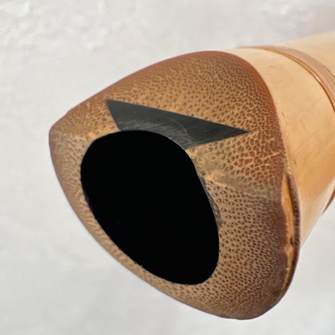 尺八　竹治　銀三線　竹製　琴古流　約42㎝