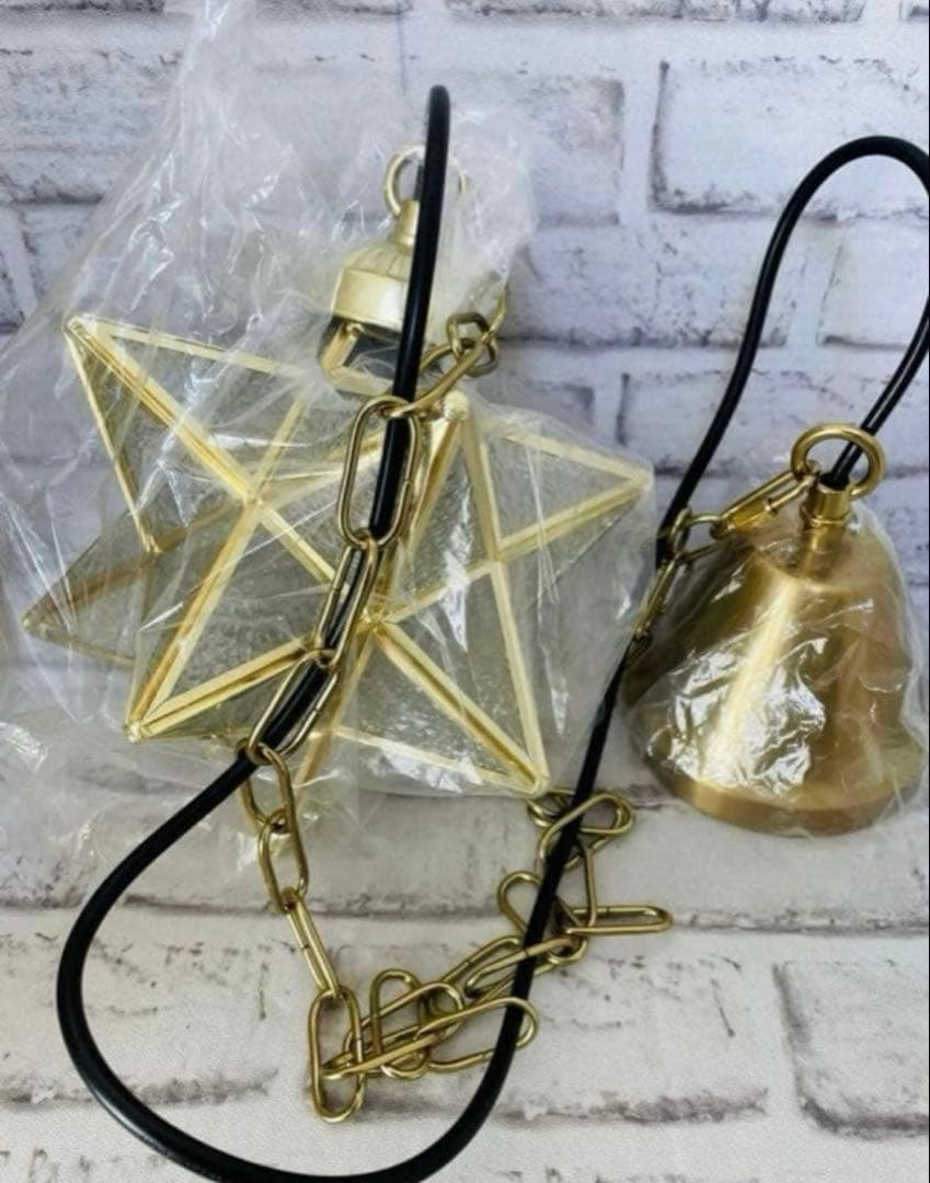 【新品未使用】ペンダントライト　ナイトライト　ルームライト　天井照明　星型