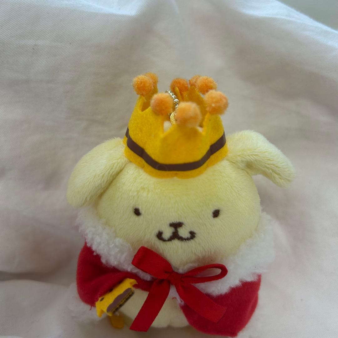 ポムポムポムプリンカフェ限定　ぬいぐるみボールチェーン