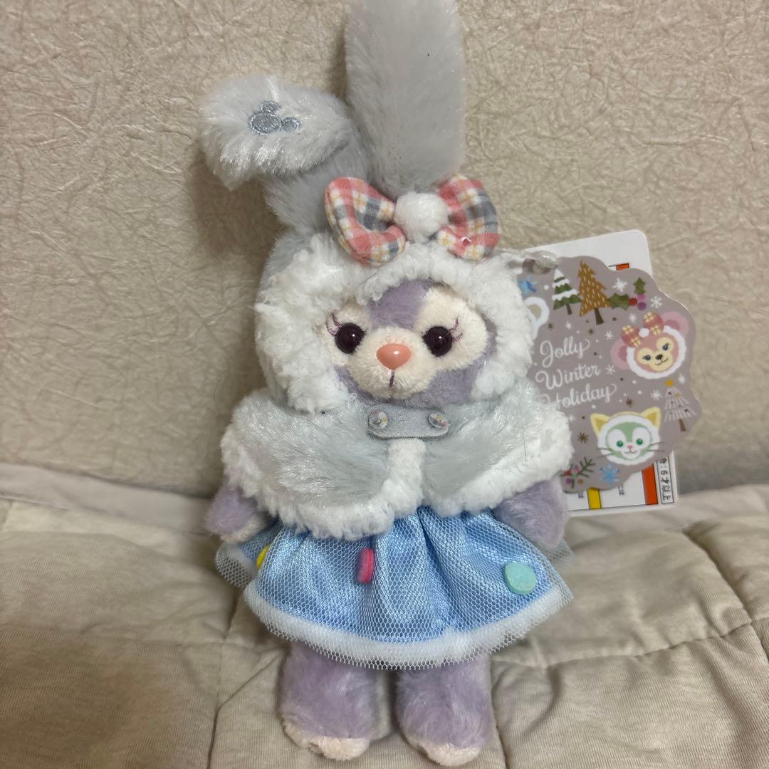 新品 ウィンターホリデーぬいぐるみバッジ　ステラルー ディズニーシー