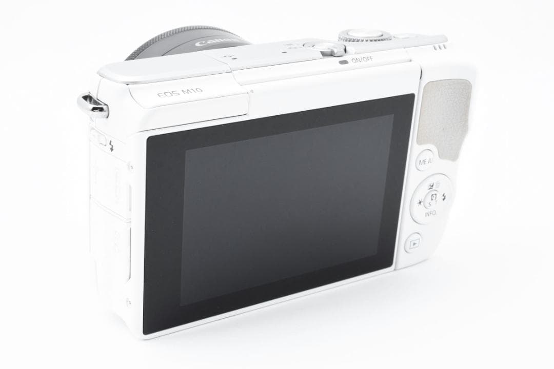 Canon EOS M10 ホワイト パンケーキレンズ EF-M 22mm付