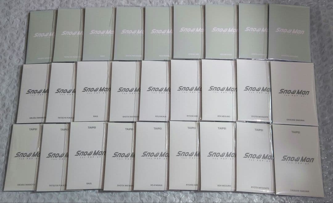  Man 1st pop-up フォトカ フォトカード A B C