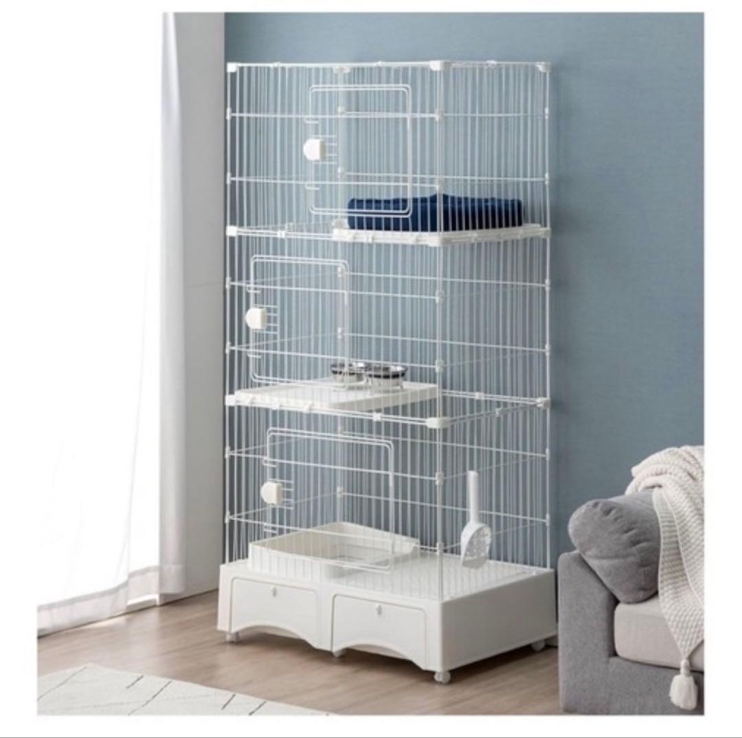 トイレ一体型キャットケージ 157cm