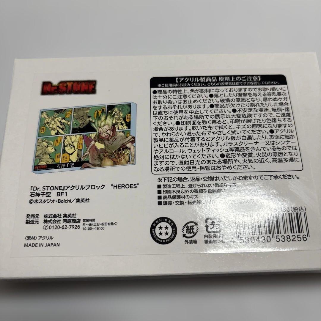 石神千空 アクリルブロック