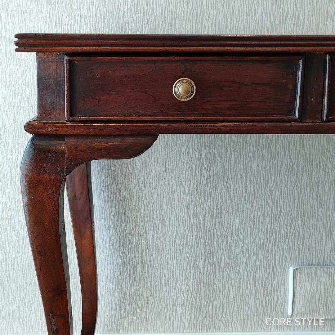 アンティーク　猫脚スクエアテーブル　コンソール　A86