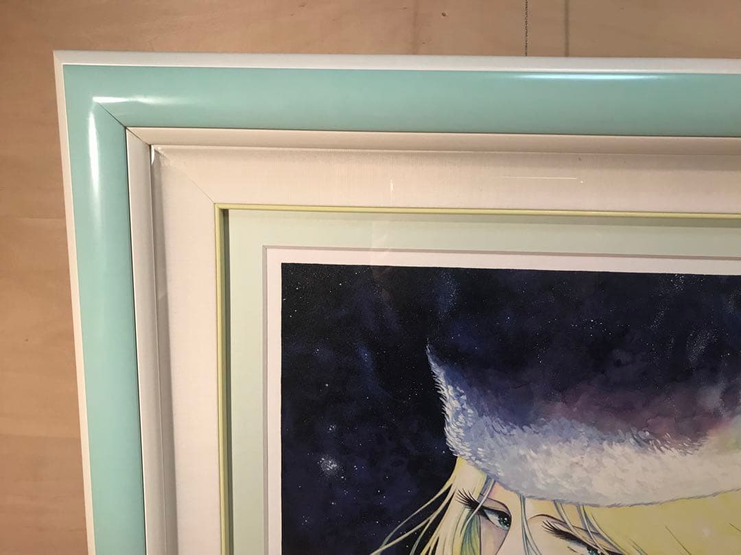 松本零士「メーテルレジェンド」ミクスドメディア　直筆サイン有り・作品保証書無し