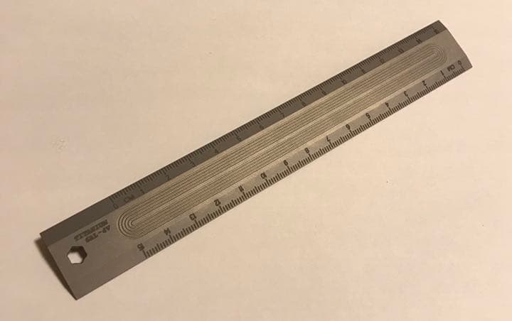 64alチタニウム合金定規