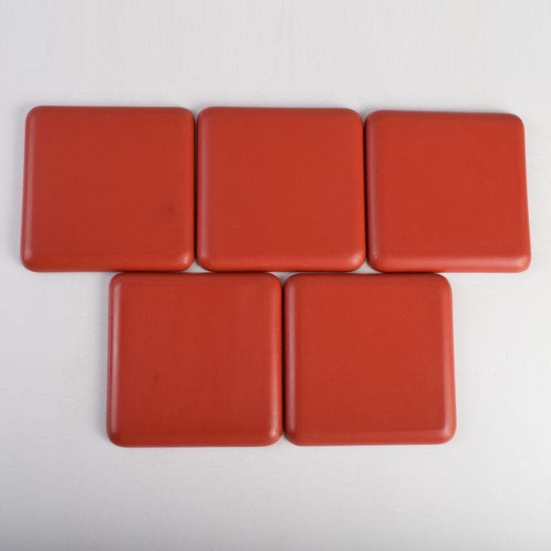 スペード　龍斎作　堆朱　花草文　御菓子器揃　時代二重箱　C　8871A