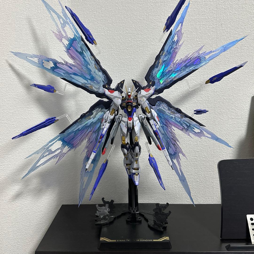 L BUILDストライクフリーダム+光の翼SOUL BLUE セット