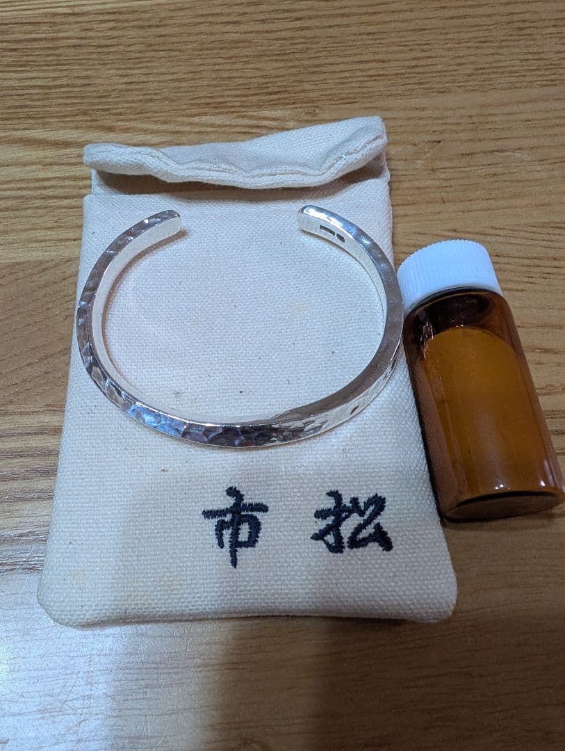 市松　silver スパイラルバングル　Belluria ベルーリア