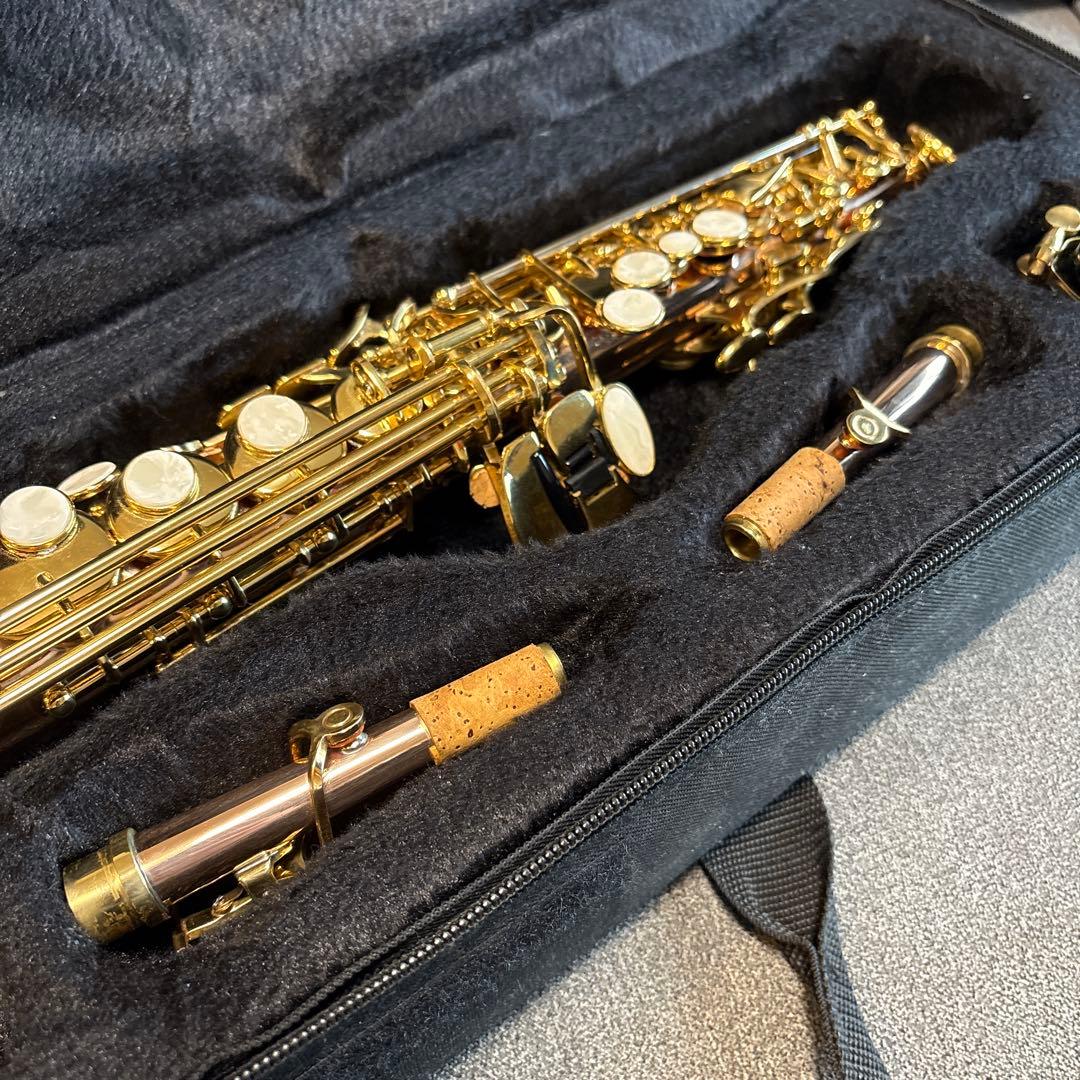 ソプラノサックス　ピンクゴールド
