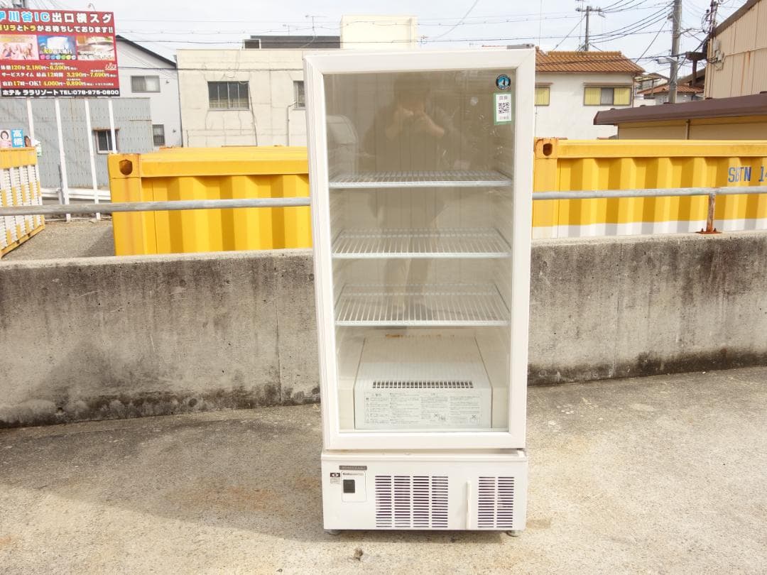 M▽ホシザキ 業務用 冷蔵ショーケース ガラス扉 スイング扉 (31465)