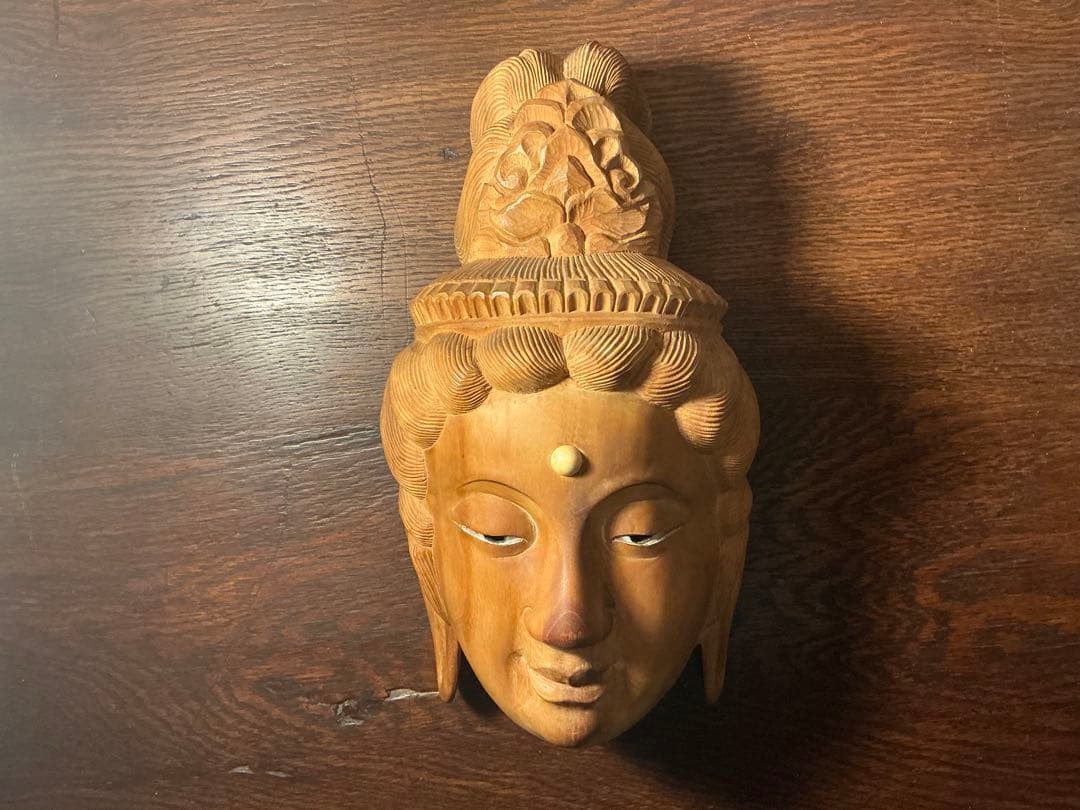 前島秀章　菩薩　お面