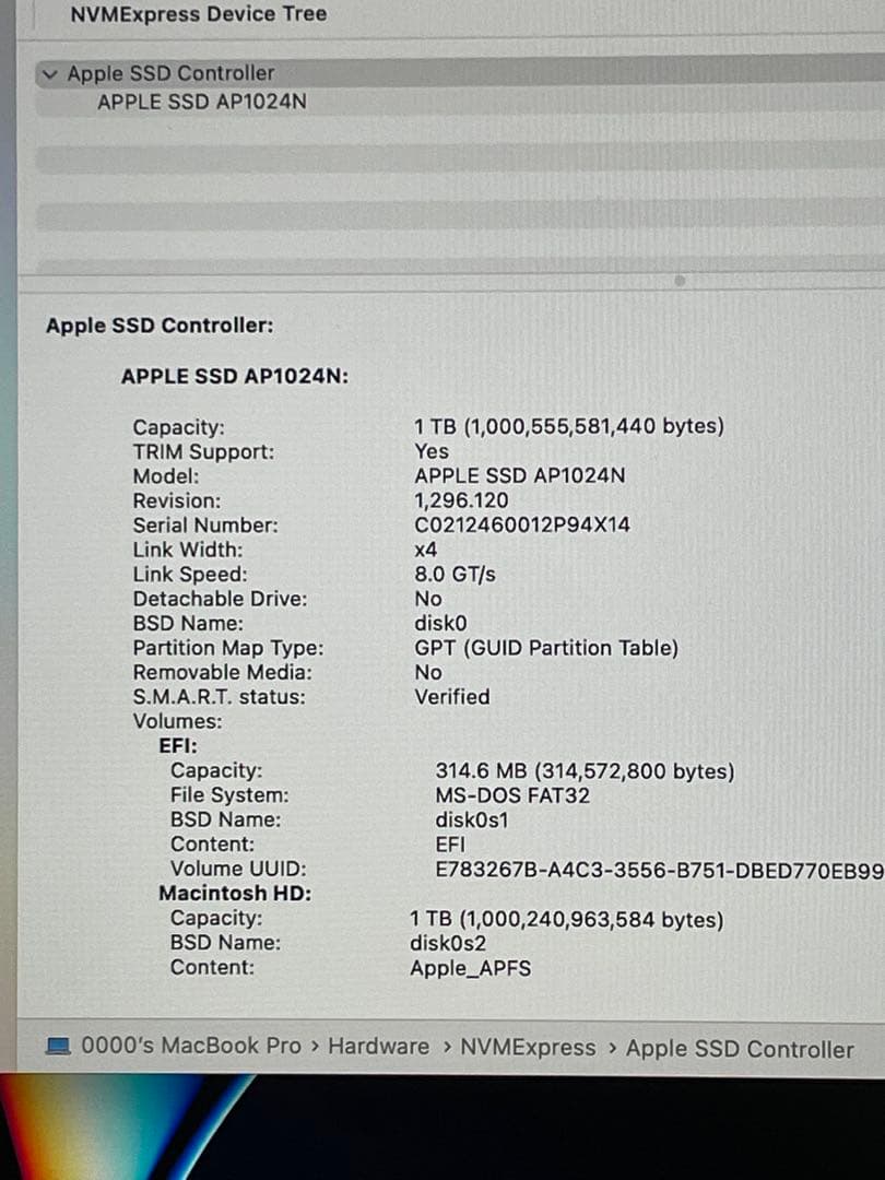 美品 MacBook Pro 2020 13インチ TouchBar 付き