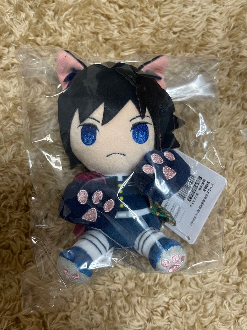 鬼滅の刃 にゃふぉるめ マスコットぶるぶる にとたん ぬいぐるみ 冨岡義勇