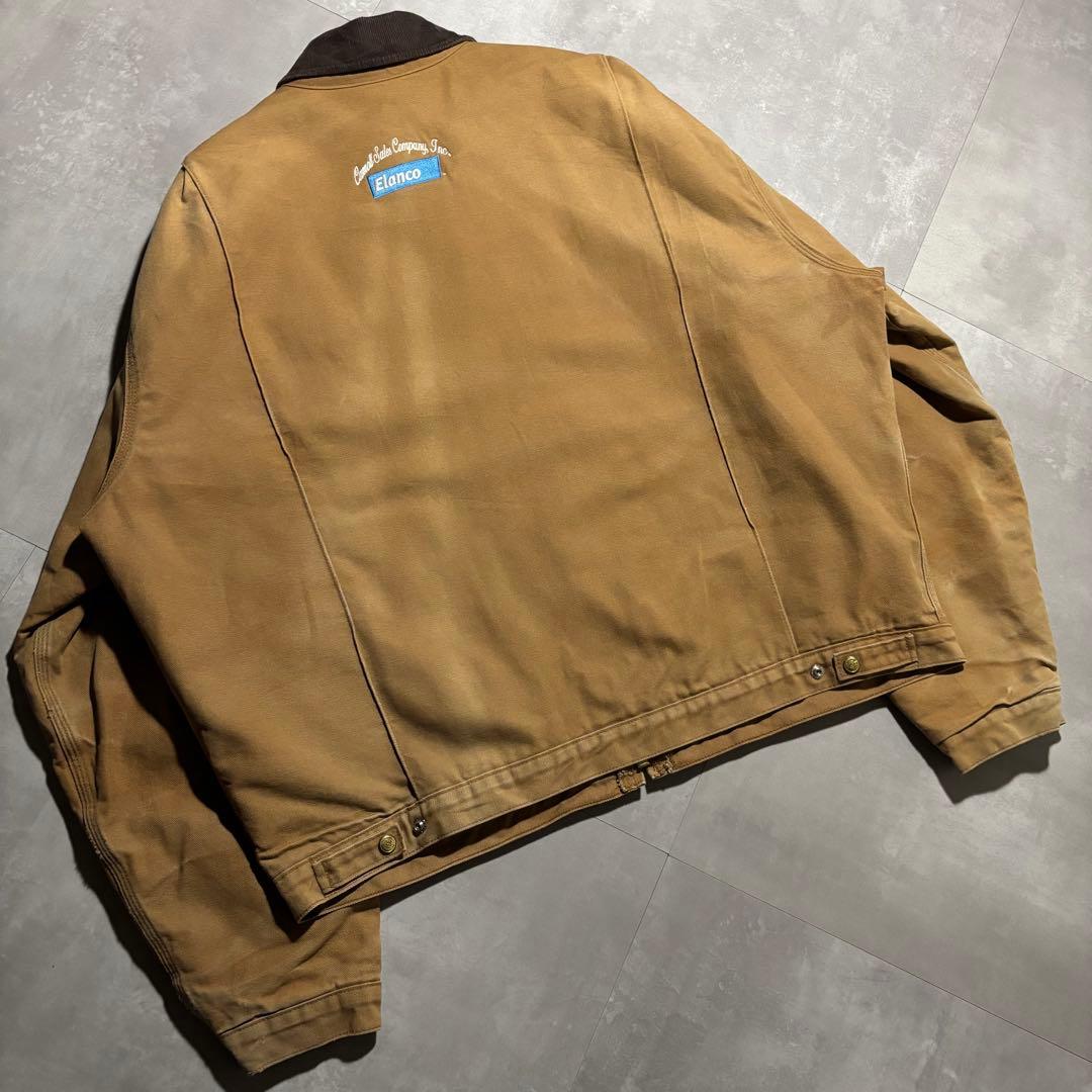 90s- Dickies ディッキーズ　デトロイトジャケット　キャメル　フェード