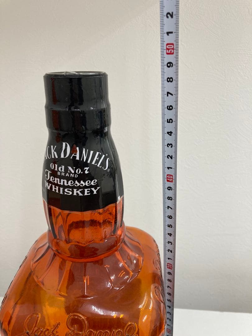 【特大ディスプレイ✨】 ジャックダニエル　ガラス製　非売品　激レア　高さ48㎝