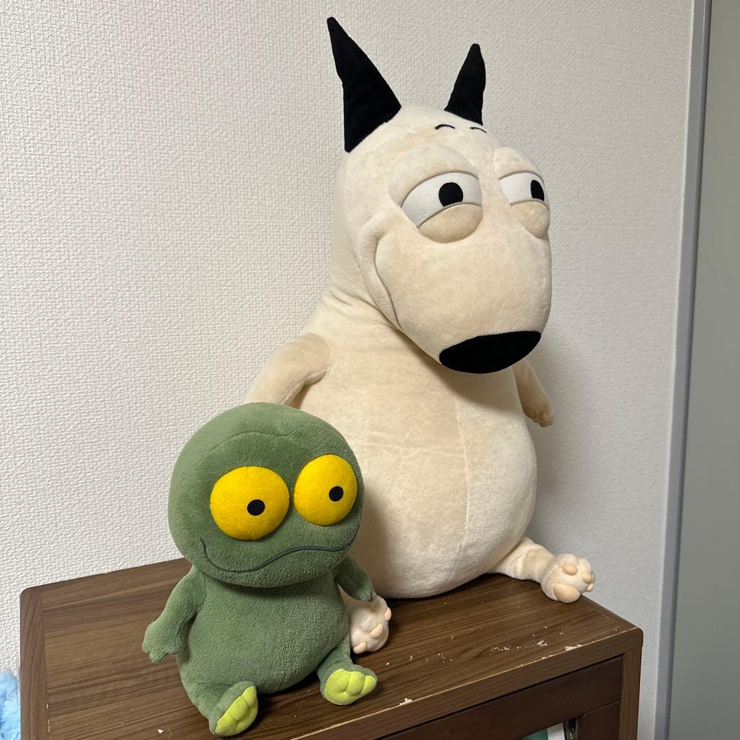 【2個セット】　バムとケロ　ぬいぐるみ　Lサイズ　セット