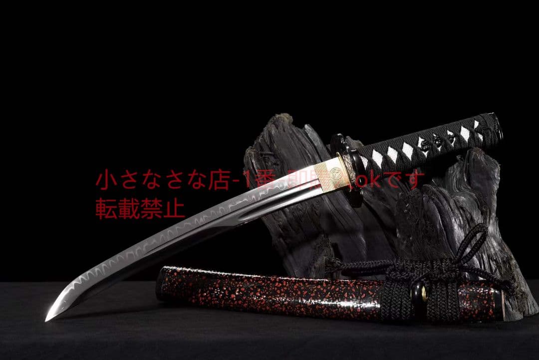 12寸鉄装T 10焼刃小烏丸『火影』 武具　刀装具　日本刀　模造刀 居合刀