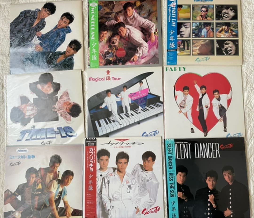 少年隊 レコード LP EP VHS ビデオ ベスト セット まとめ売り