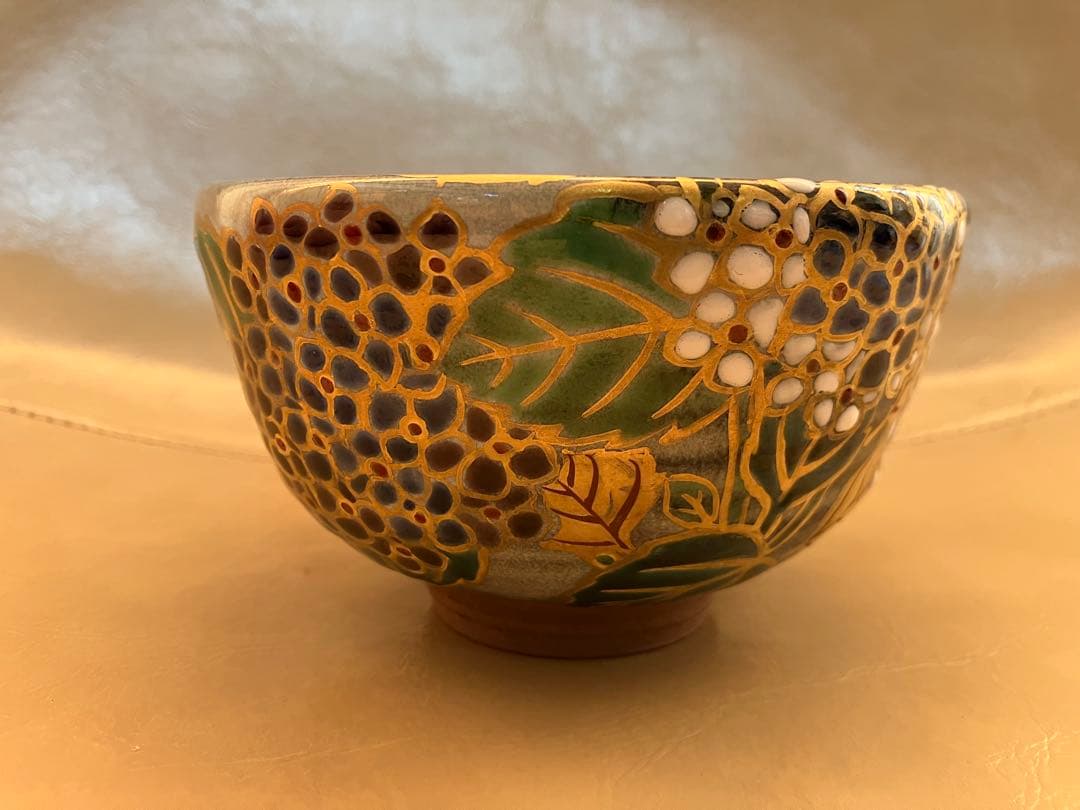 京焼 宮川香雪 宮川香せつ 色絵 抹茶 茶碗 金銀泥 茶道具 生活工芸 伝統工芸