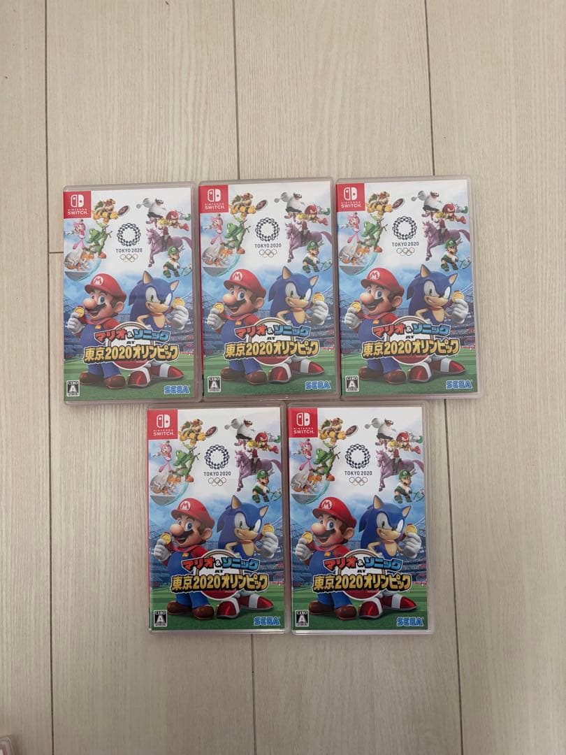 【スイッチ】マリオ&ソニック AT 東京2020オリンピック　5個セット