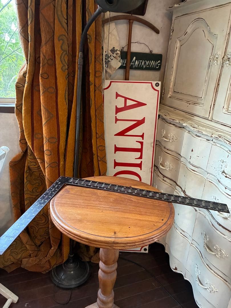 アンティーク　L字　スケール　ルーラー　定規LUDELL 建築家　大工　特大レア