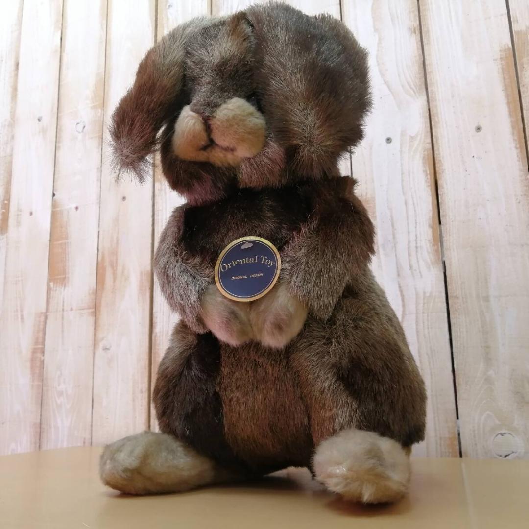 オリエンタルトーイ うさぎ ぬいぐるみ モーゼル タグ付き 国産品 M-809