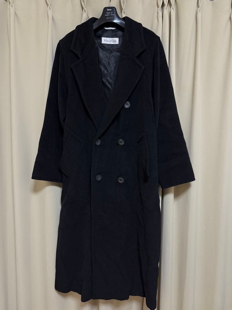 MaxMara ダブルブレスト チェスターコート 白タグ 42