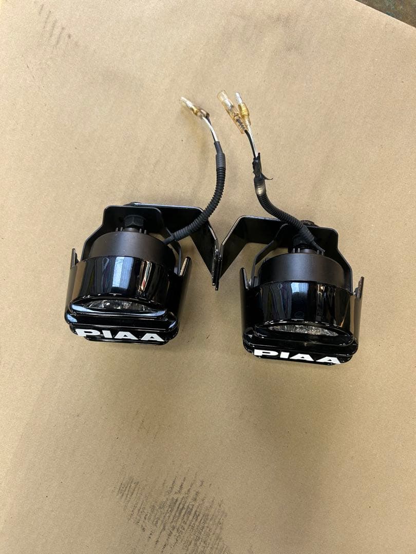 セロー250用　PIAA LEDフォグランプ2個セット ブラック